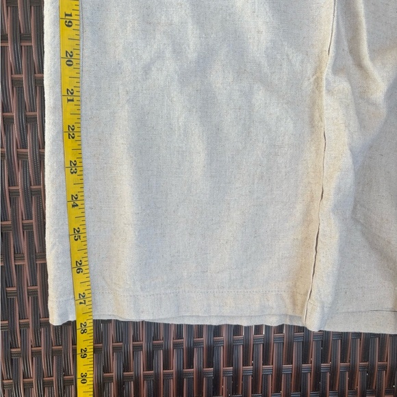 Linen Simply Vera Vera Wang Women's Cream Extra Wide Leg Pants - Picture 10 of 11